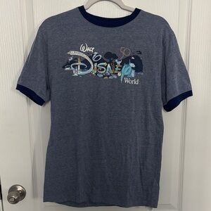 Disney 50th Men's Heather Blue Graphic Tee